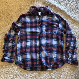 Eden & Olivia Large  plaid flannel shirt
